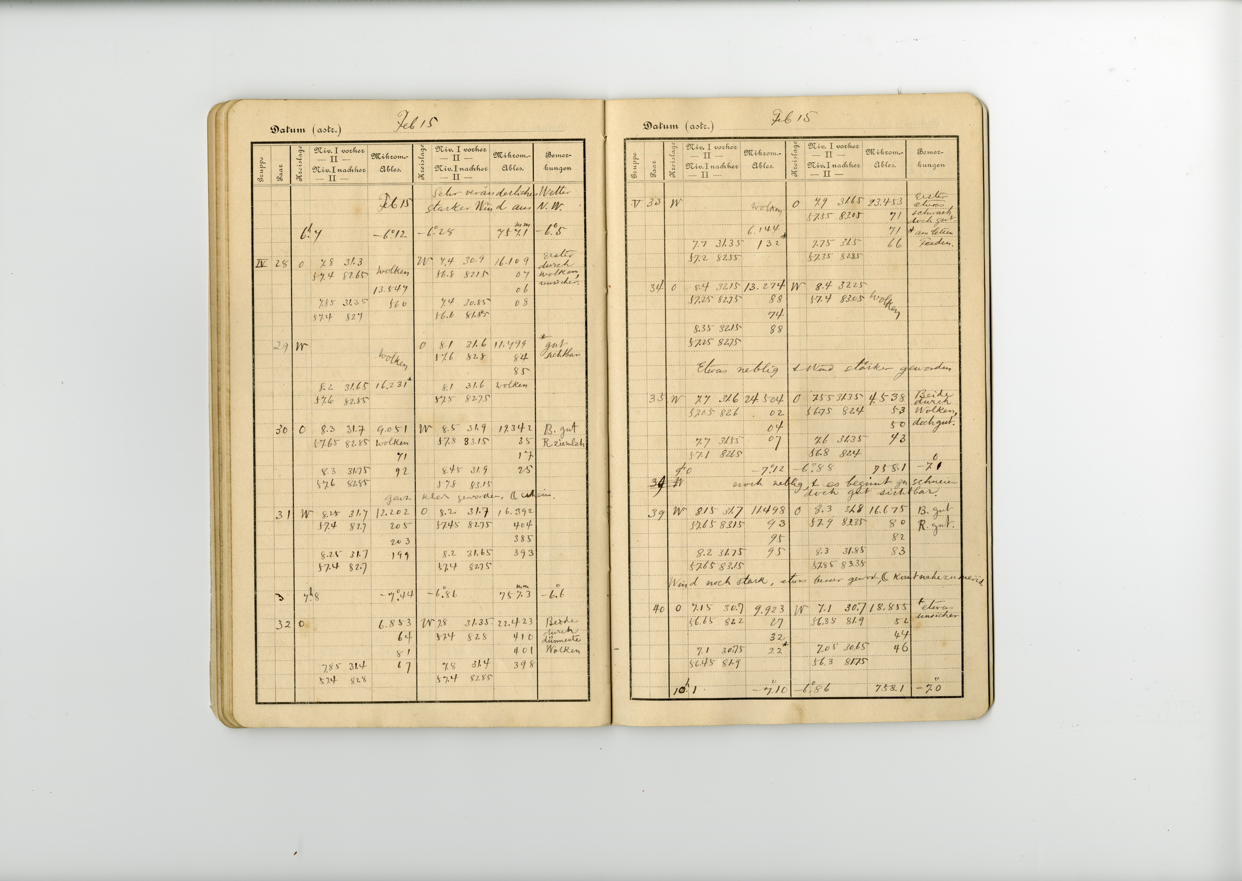 観測野帳1899年12月 p.30