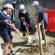 薩摩川内市：市立入来小学校の子供たちで植樹-2